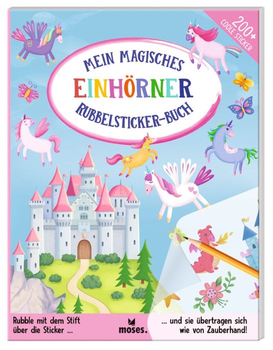 Zauber-Stickerbuch Einhorn