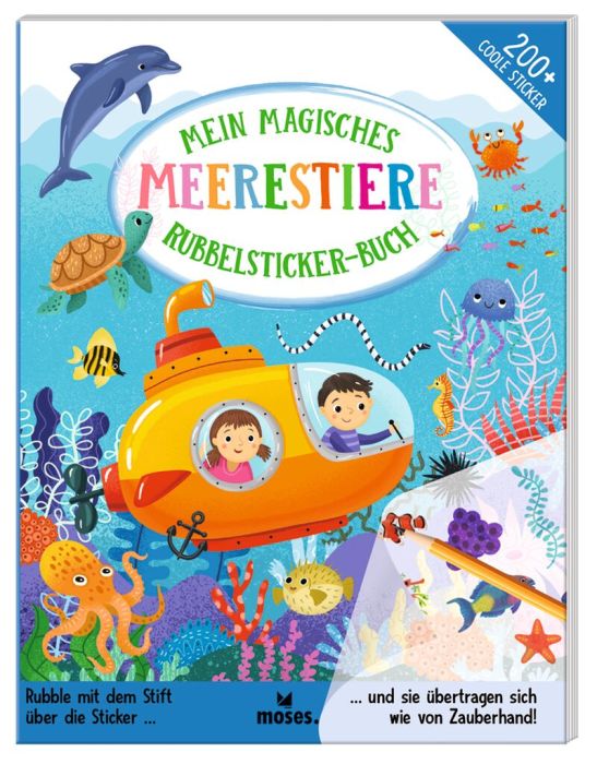 Zauber-Stickerbuch Meerestiere
