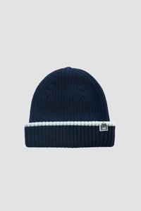 Strickmütze dunkelblau