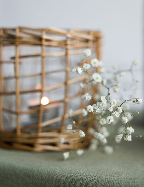 Kerzenhalter Rattan