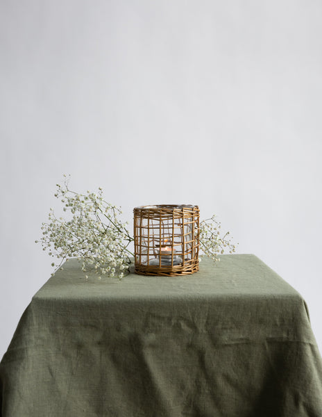 Kerzenhalter Rattan