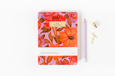 Taschenkalender "Blumen" 2024