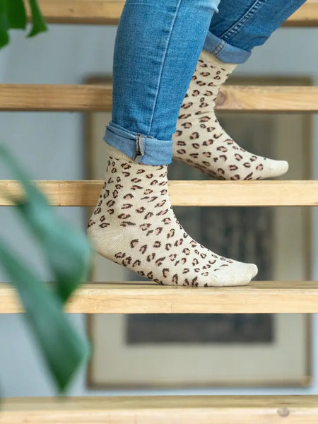 Leo-Socken Beige