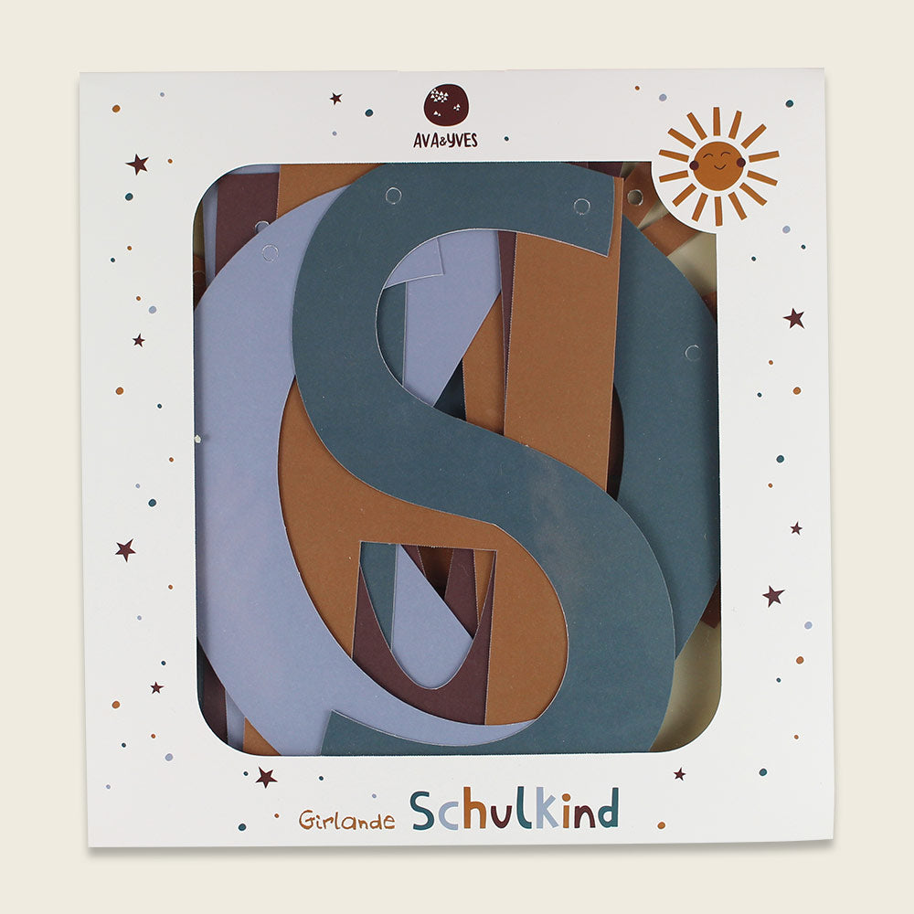 Girlande SCHULKIND