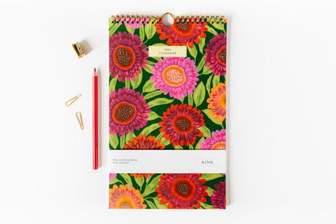 Wandkalender "Blume" 2024