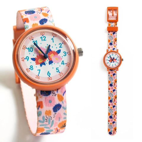 Ticlock Armbanduhr Blumen