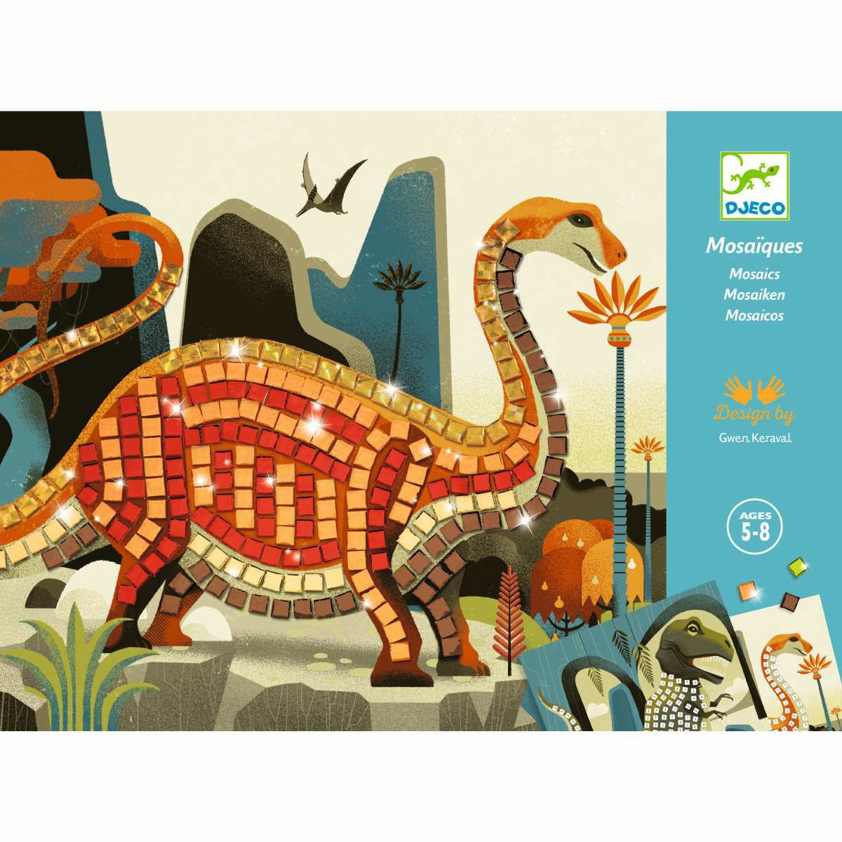 Mosaik Dinosaurier