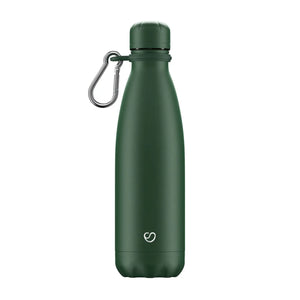 Thermosflasche Mattgrün