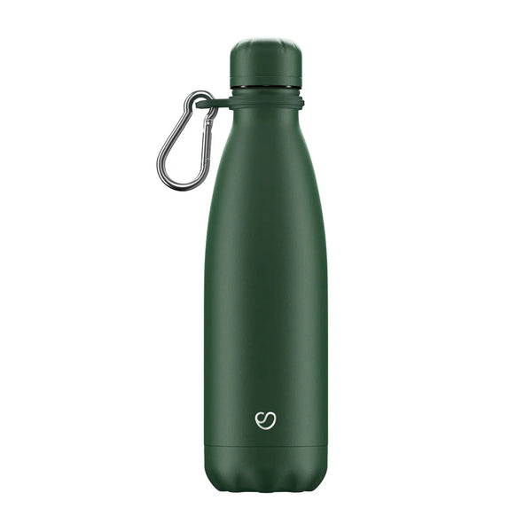 Thermosflasche Mattgrün