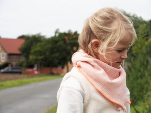 Kids-Musselintuch Peach