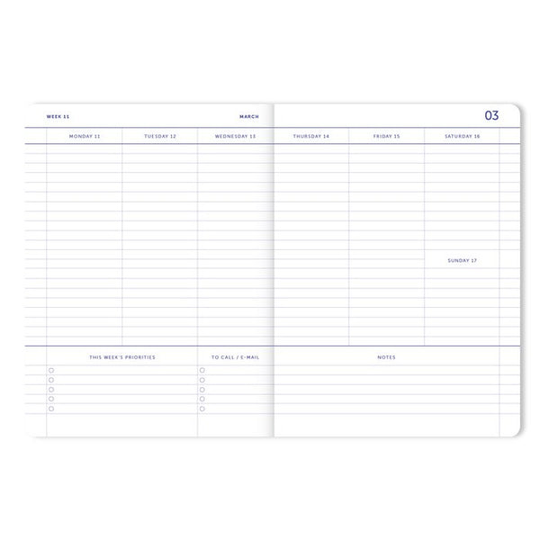 Taschenkalender "Navyblue" 2024