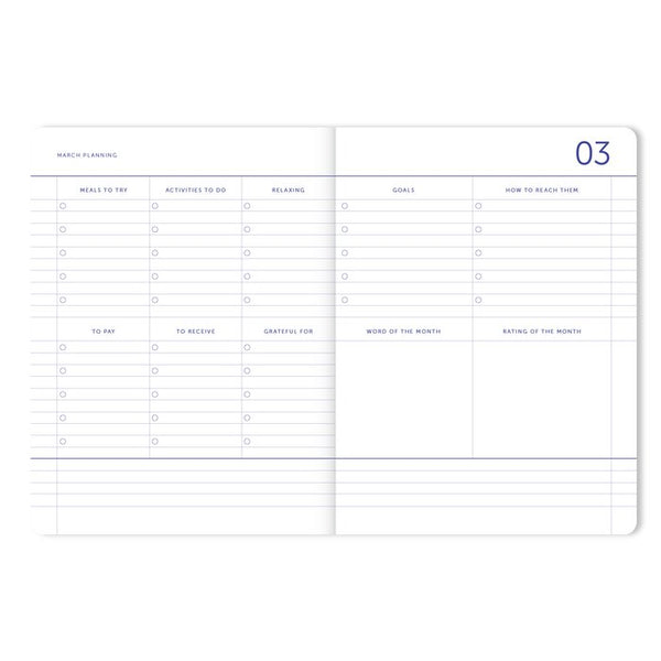Taschenkalender "Navyblue" 2024