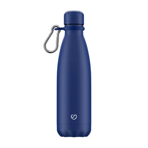 Thermosflasche Mattblau