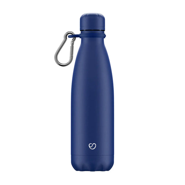 Thermosflasche Mattblau