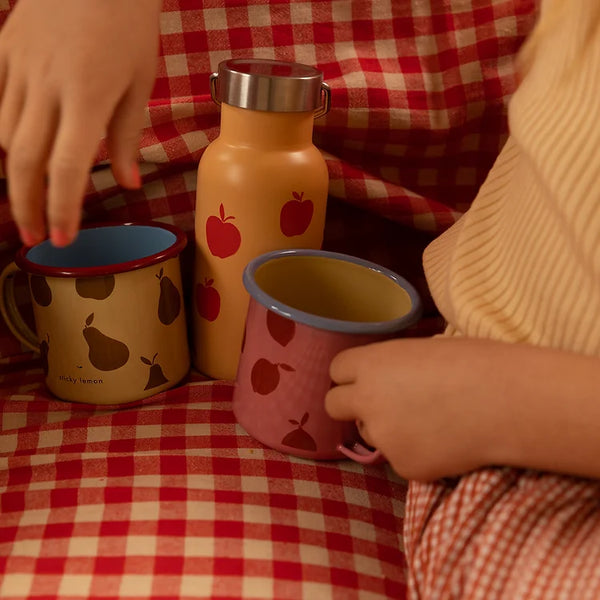 Emaille-Tasse Lemon