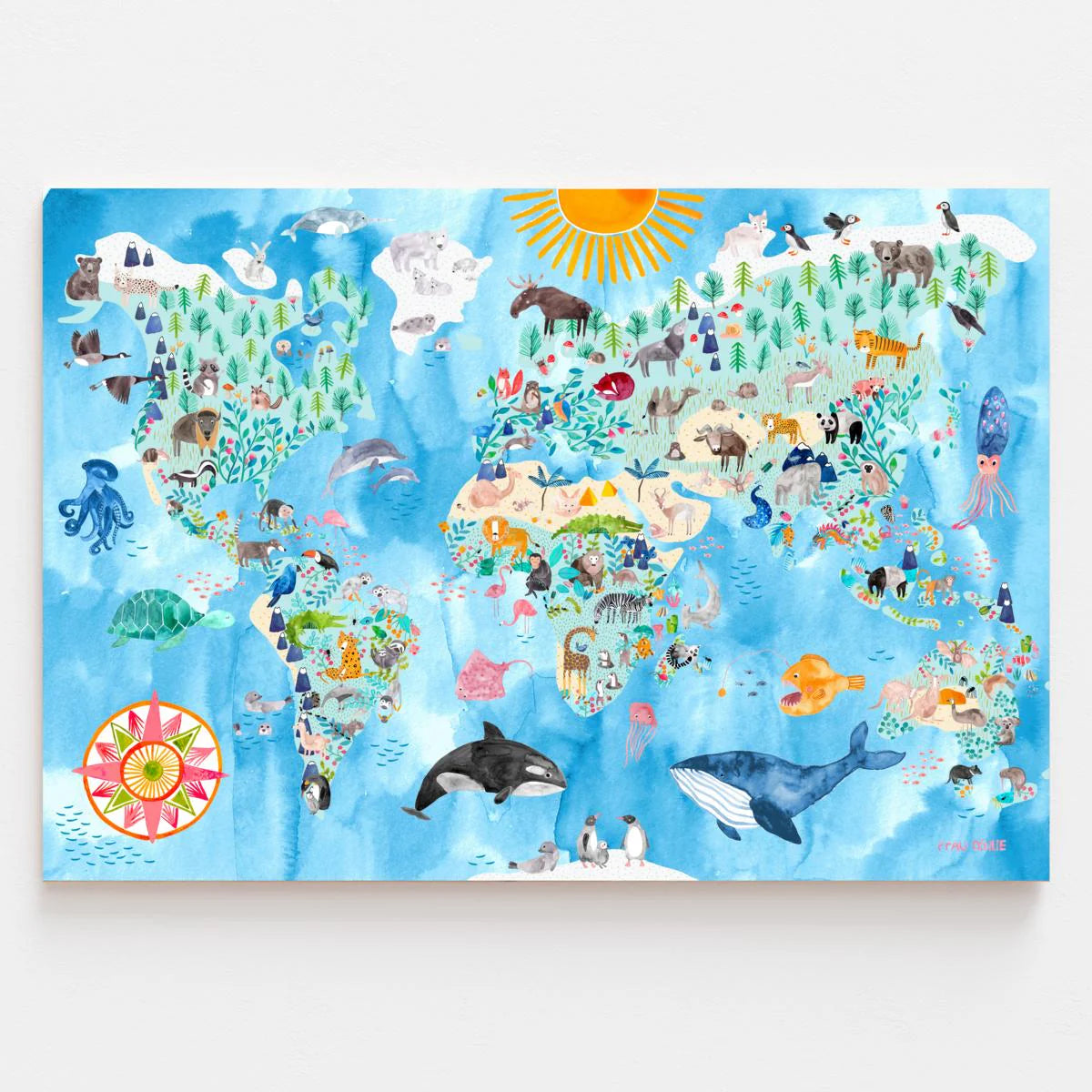 XL Poster Weltkarte