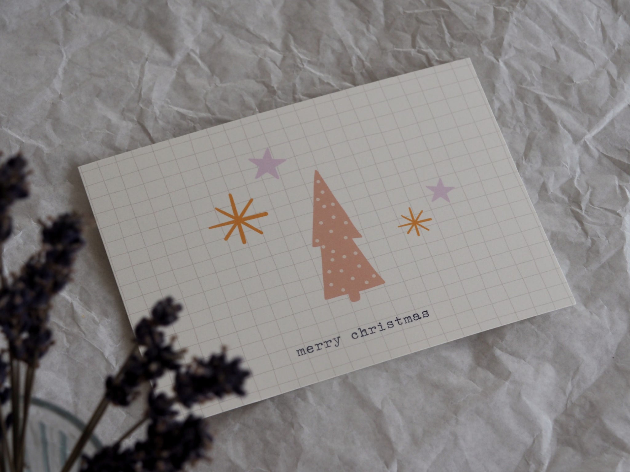 Karte "merry christmas"