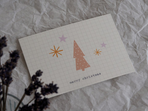 Karte "merry christmas"
