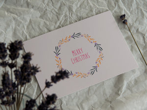 Karte "Merry Christmas" II