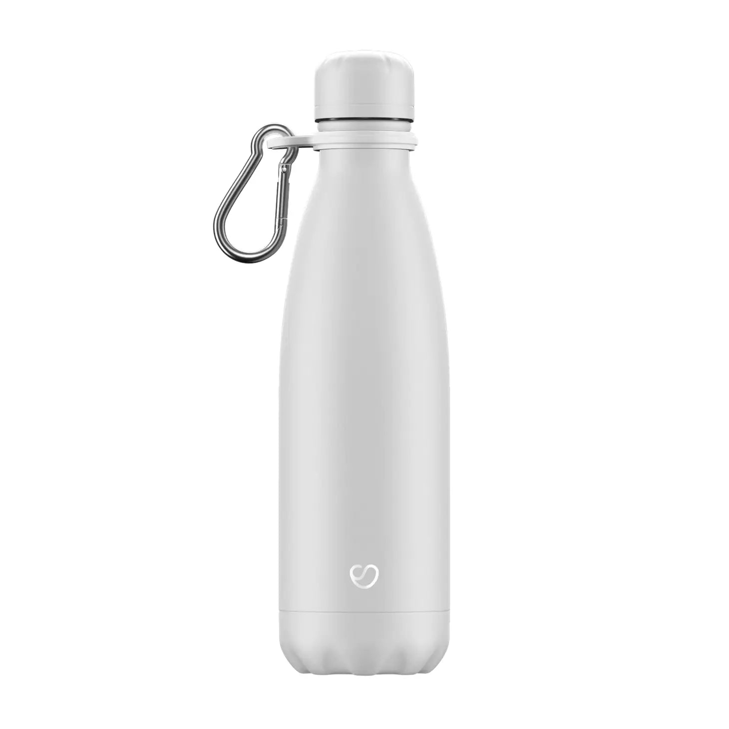 Thermosflasche Mattweiß