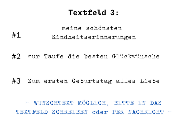 Individuelle Erinnerungsbox