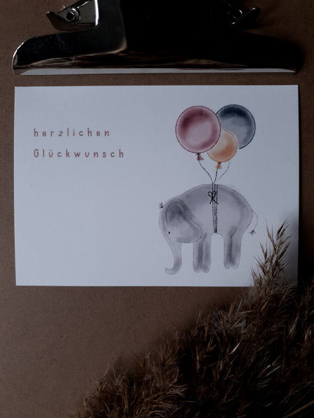 Karte "Flying Elephant"