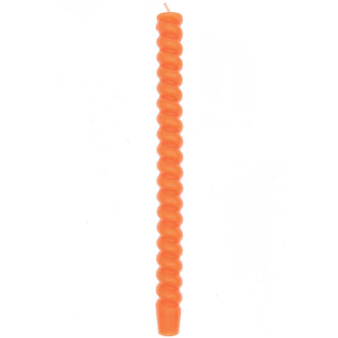 Spiralkerze neonorange 2,4cm