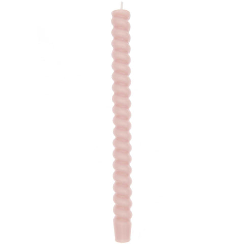 Spiralkerze rosé 2,4cm