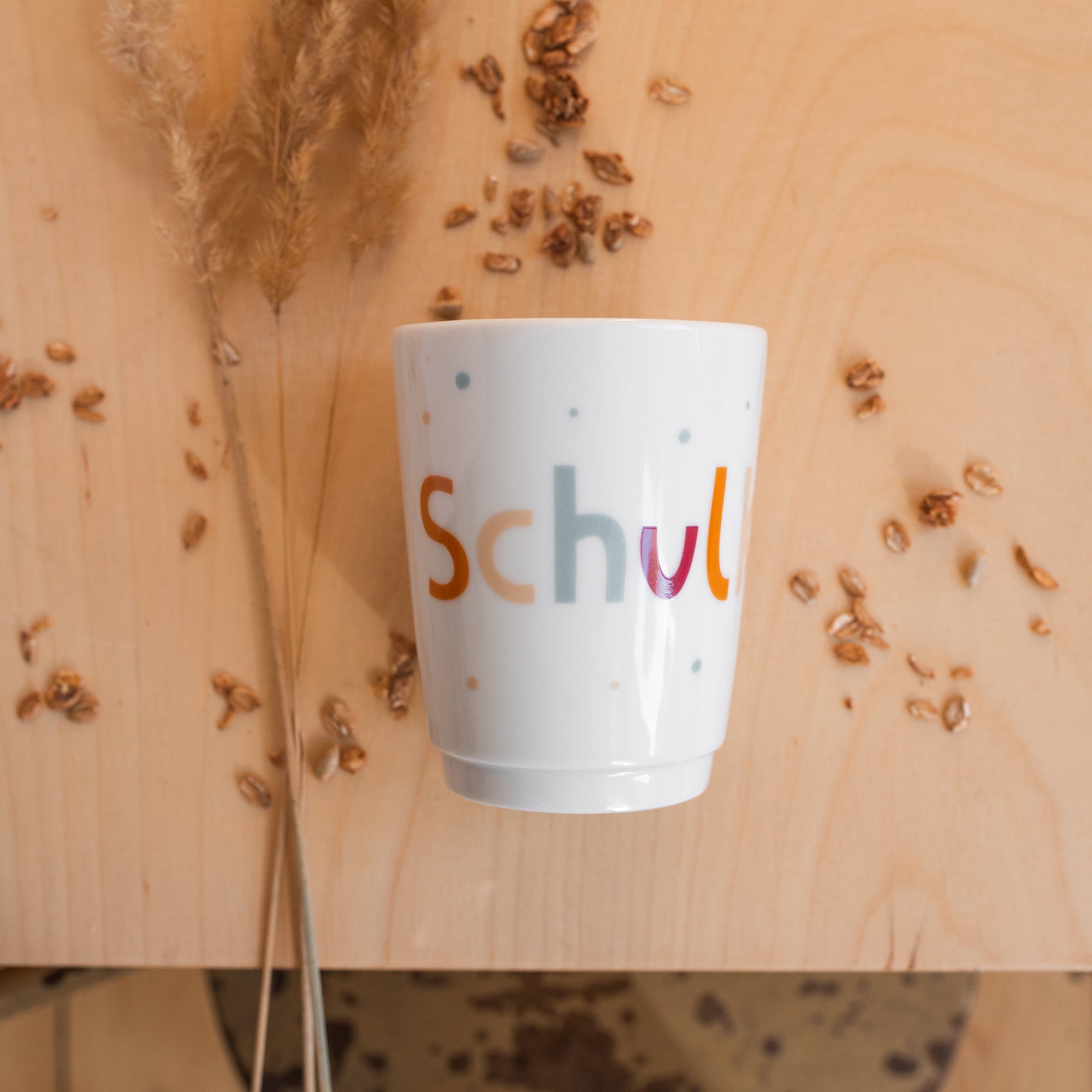 Porzellanbecher "Schulkind" #2