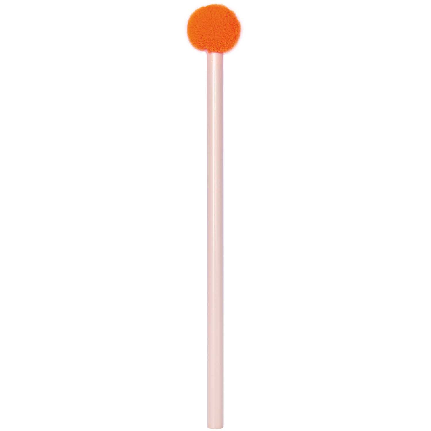 Pompom Stift rosé/neonorange