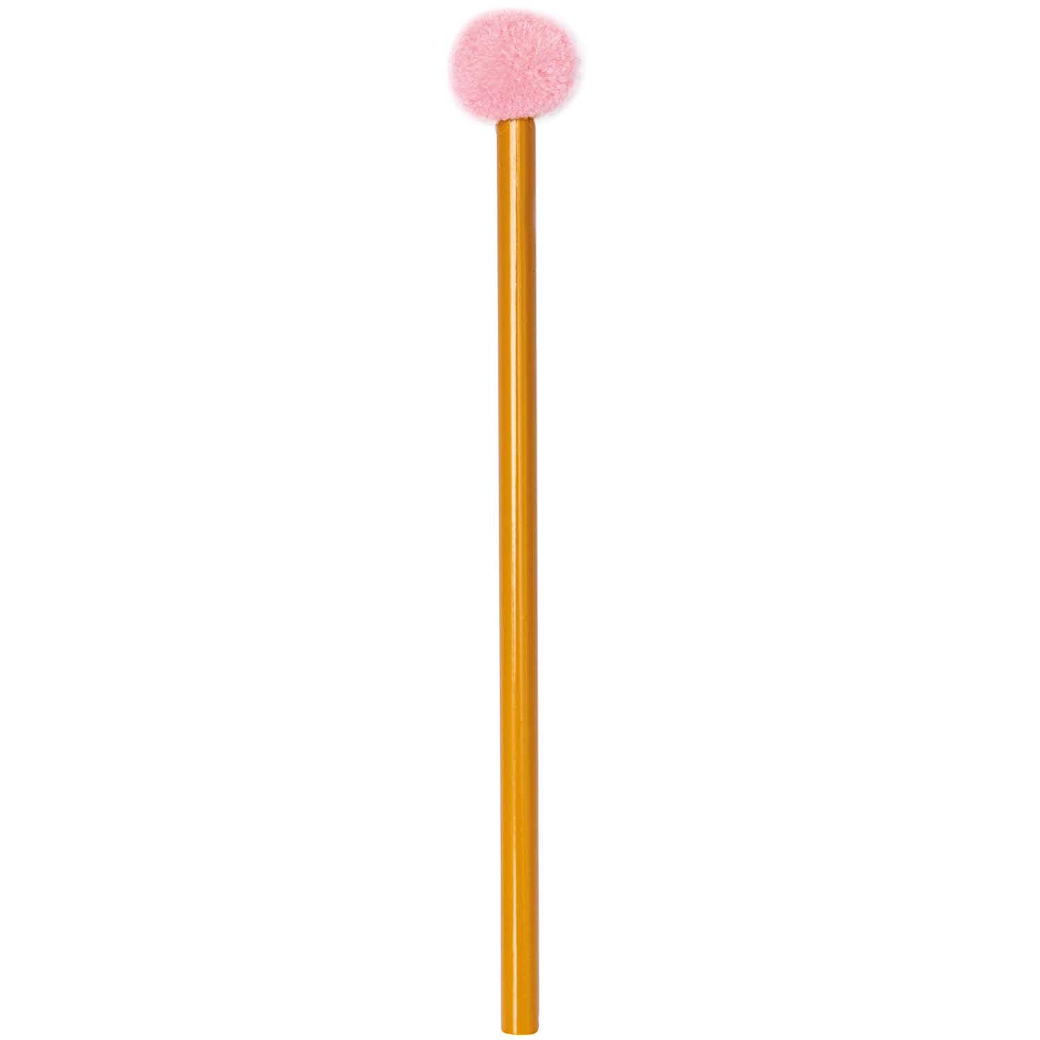 Pompom Stift senf/rosé