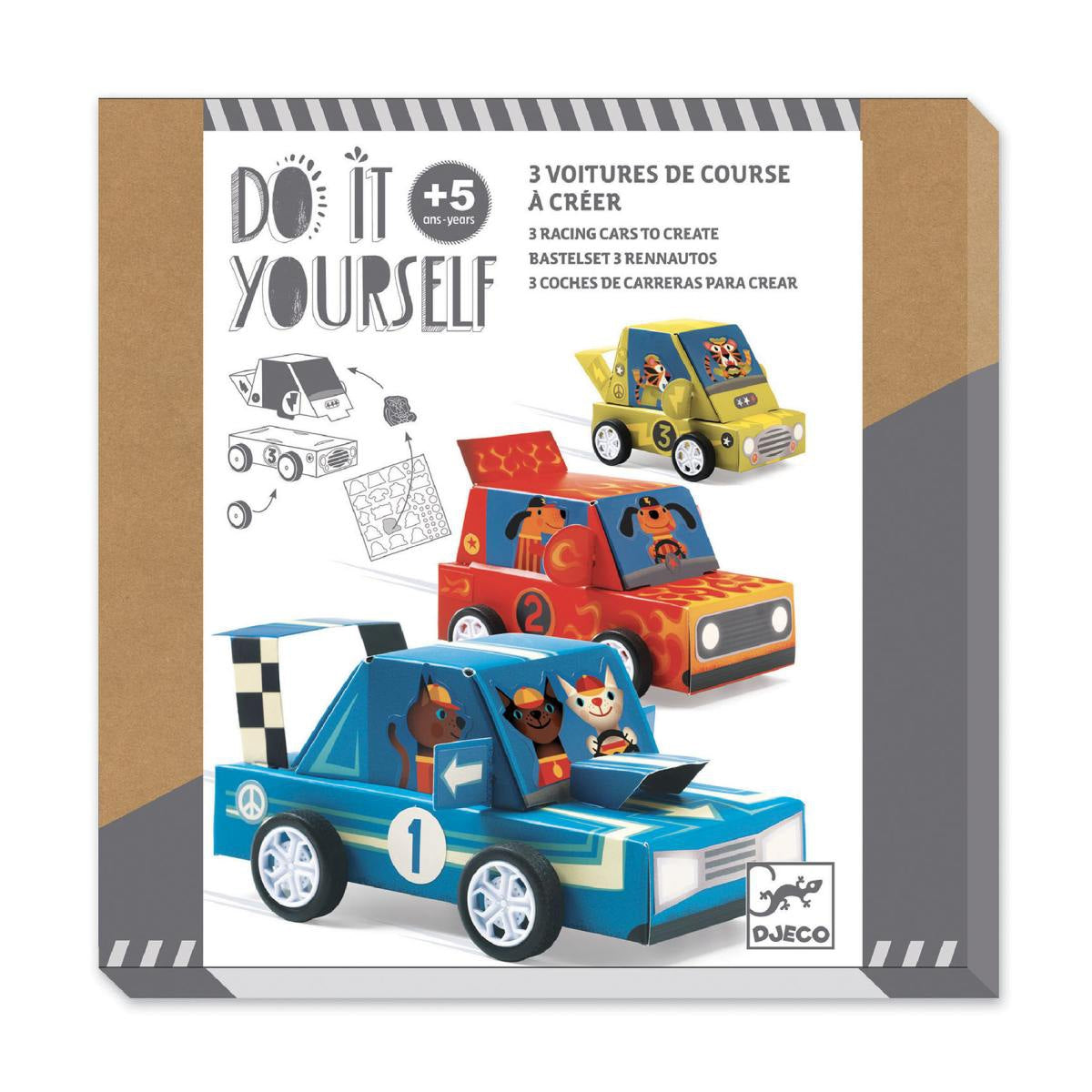 Bastelset: Rennautos Grand Prix