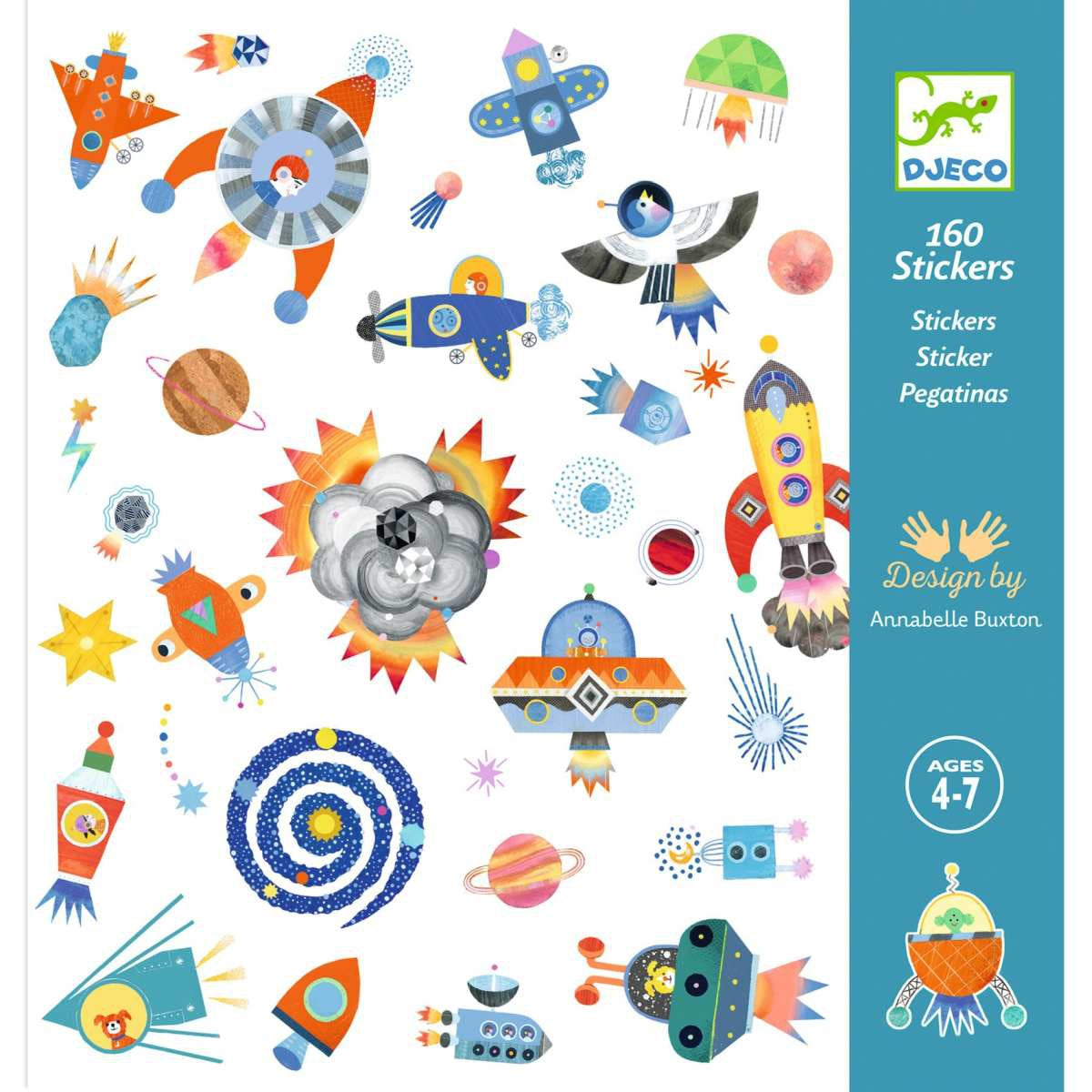 Stickerbögen "Interstellar"