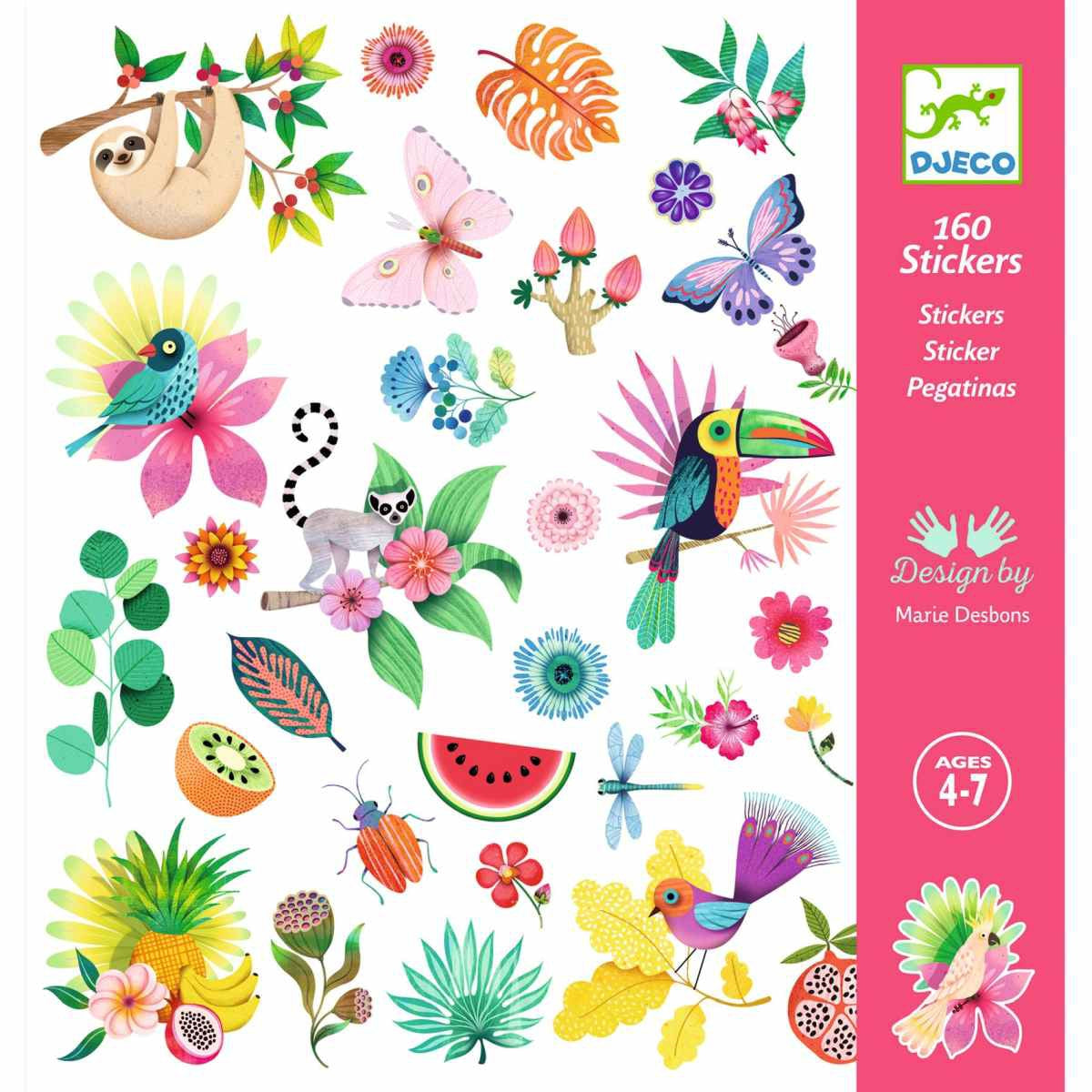 Stickerbögen "Paradies"