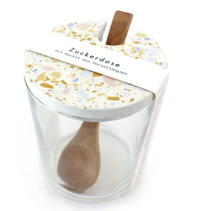 Zuckerdose creme-ocker