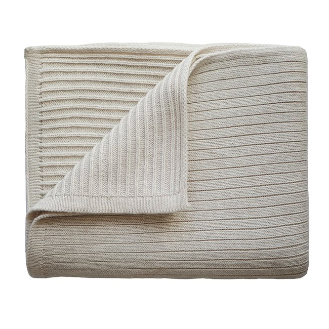 Strickdecke "Creme"