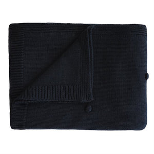Strickdecke "Dots Navy"