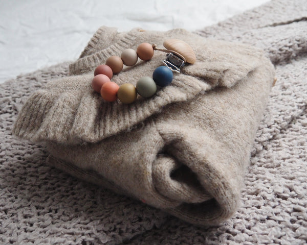 Schnullerkette "Rainbow"