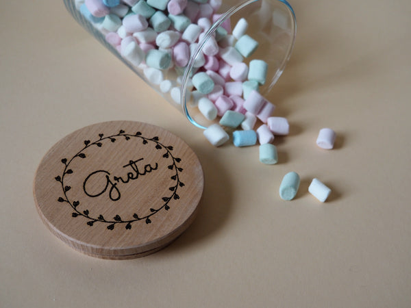 Personalisierbares Namens-Vorratsglas