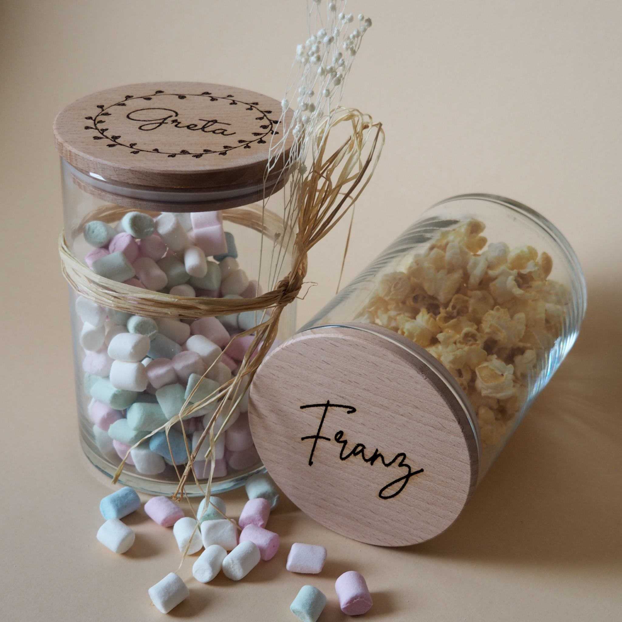 Personalisierbares Namens-Vorratsglas