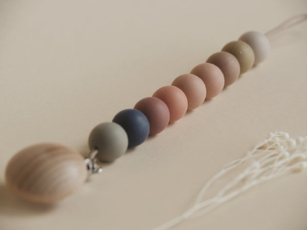 Schnullerkette "Rainbow"