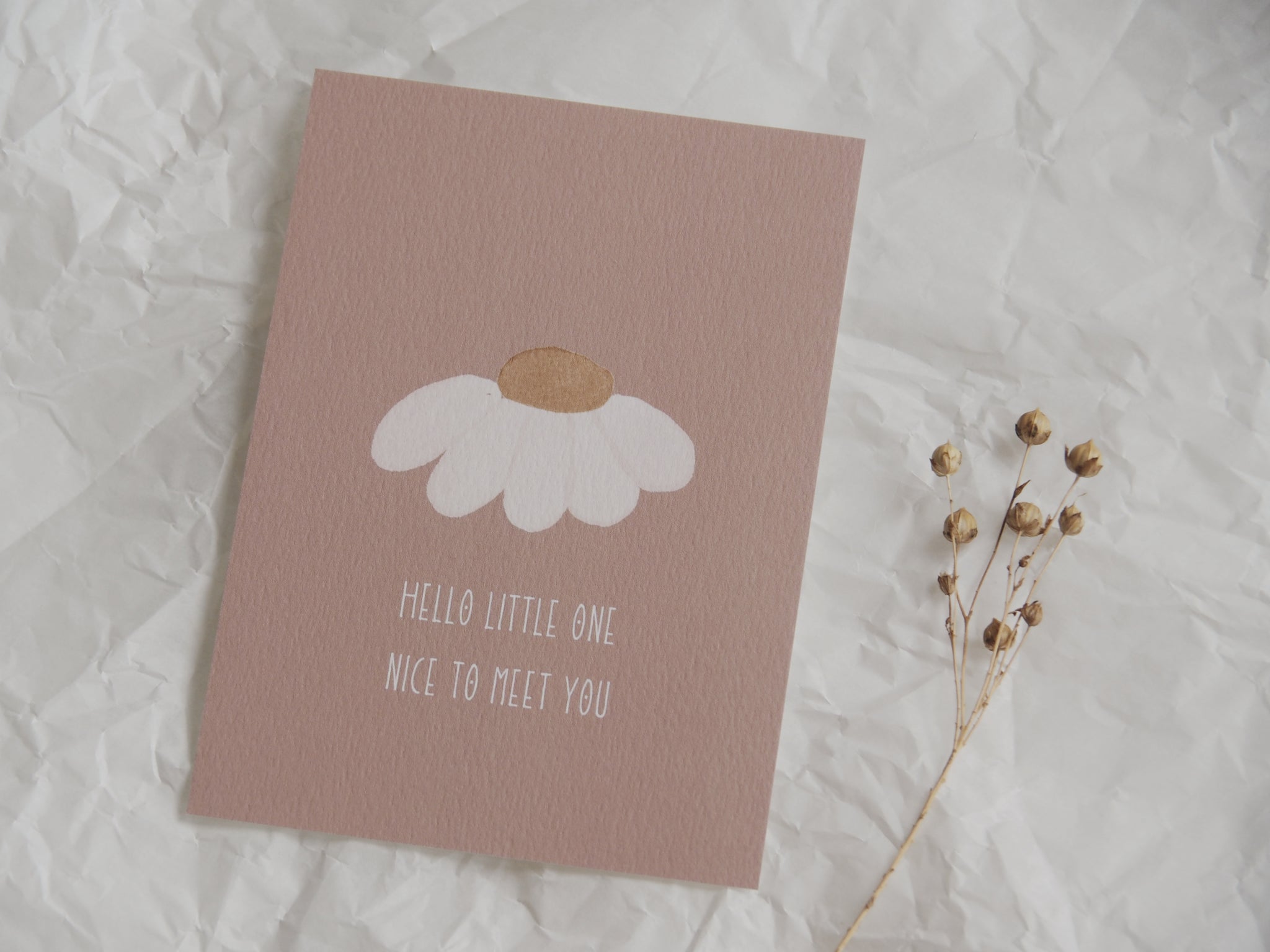 Karte "Hello little One"