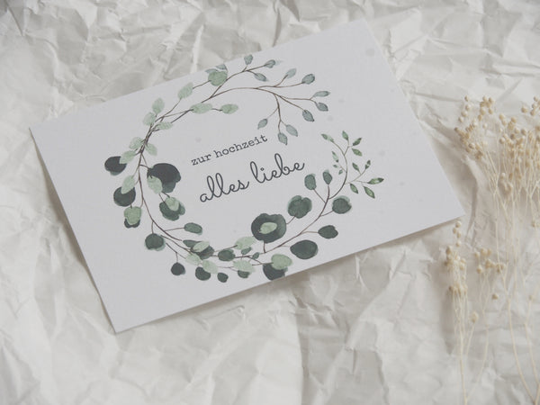 Karte "Alles Liebe"
