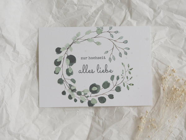 Karte "Alles Liebe"