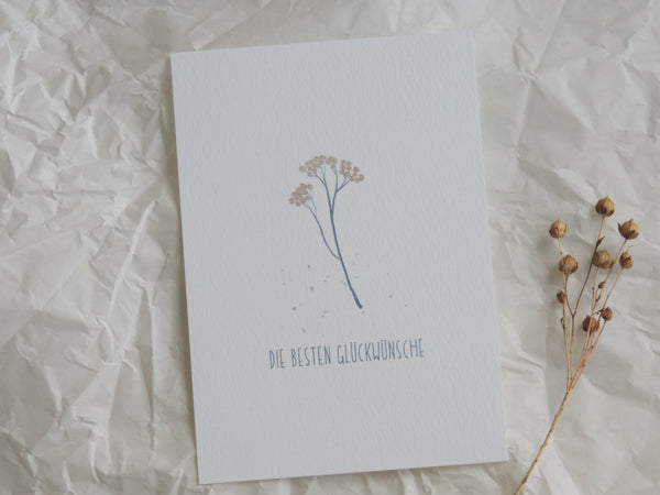 Karte "Blüte"