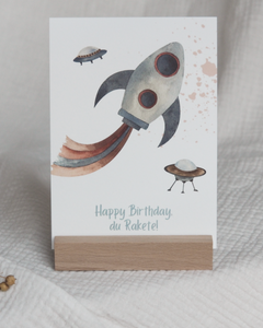 Karte "Raketengeburtstag"