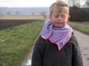 Kids-Musselintuch Fliederlila