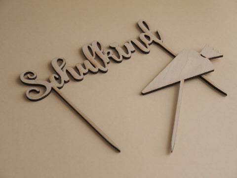 Cake Topper "Schulkind"