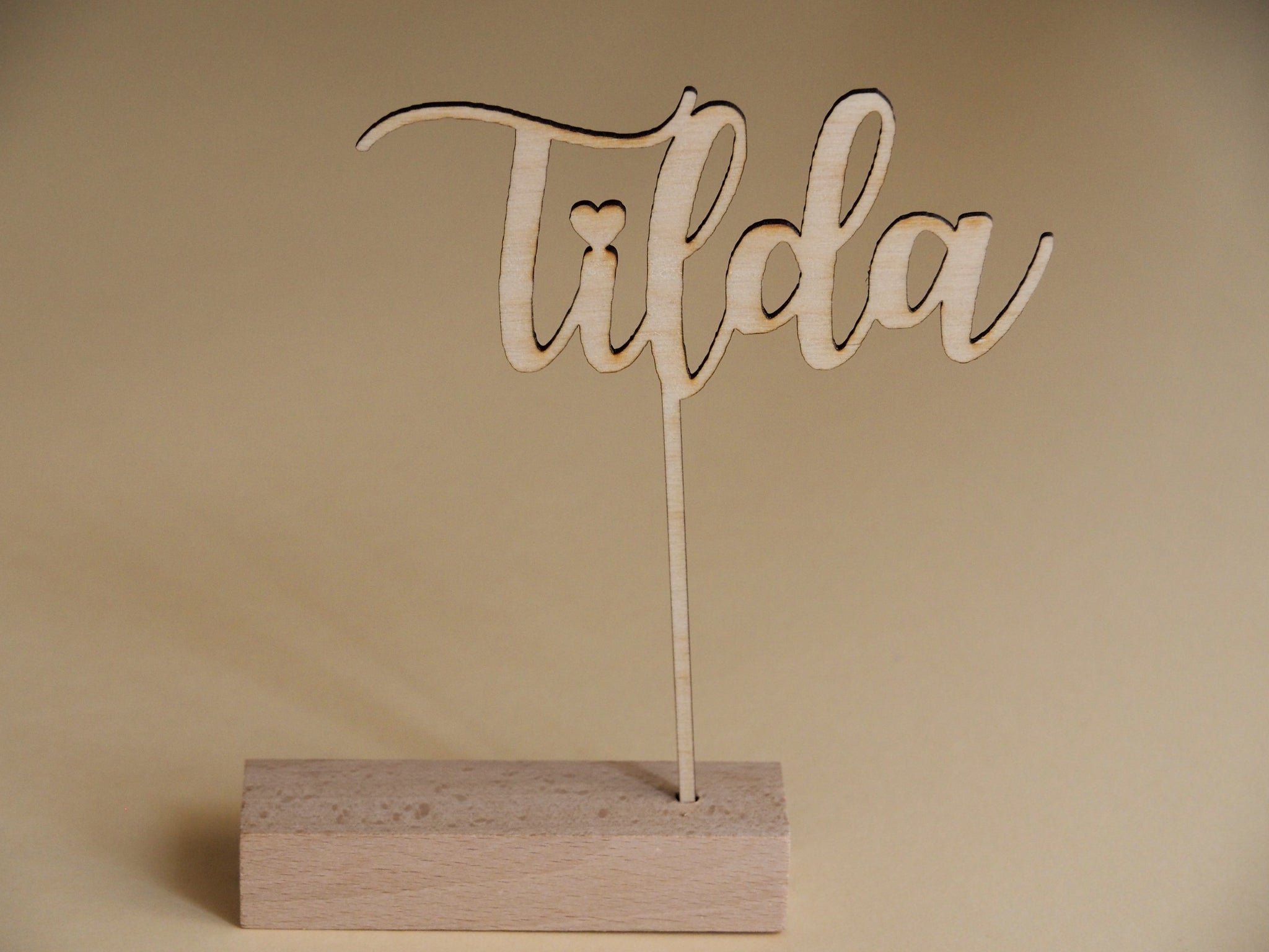 Cake Topper "Wunschname"